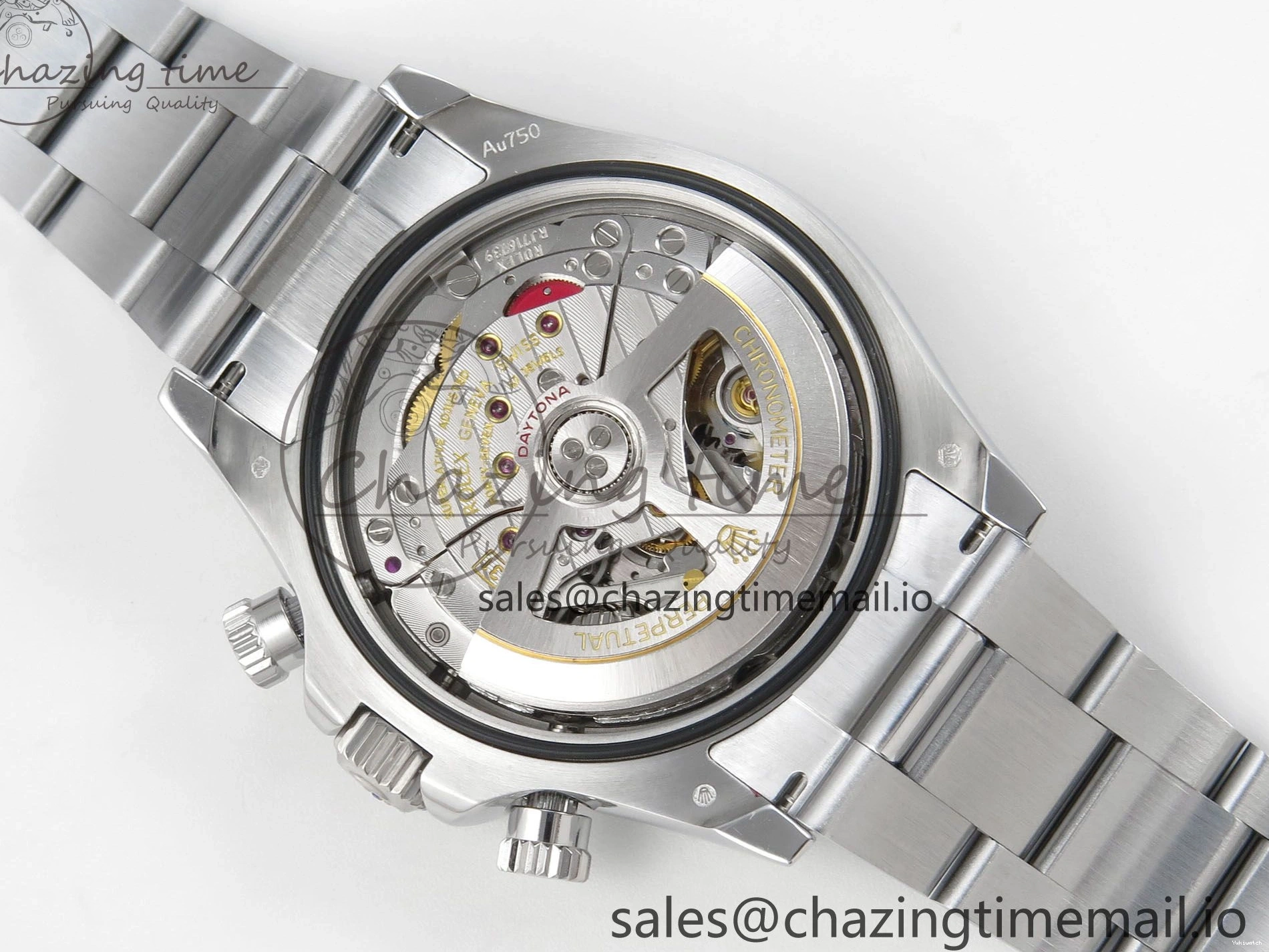 Best Marker (Gain Edition on SH4131 QF SS V6 Daytona Dia Bracelet Gray 126509 Crystal Weight) 1:1 0114